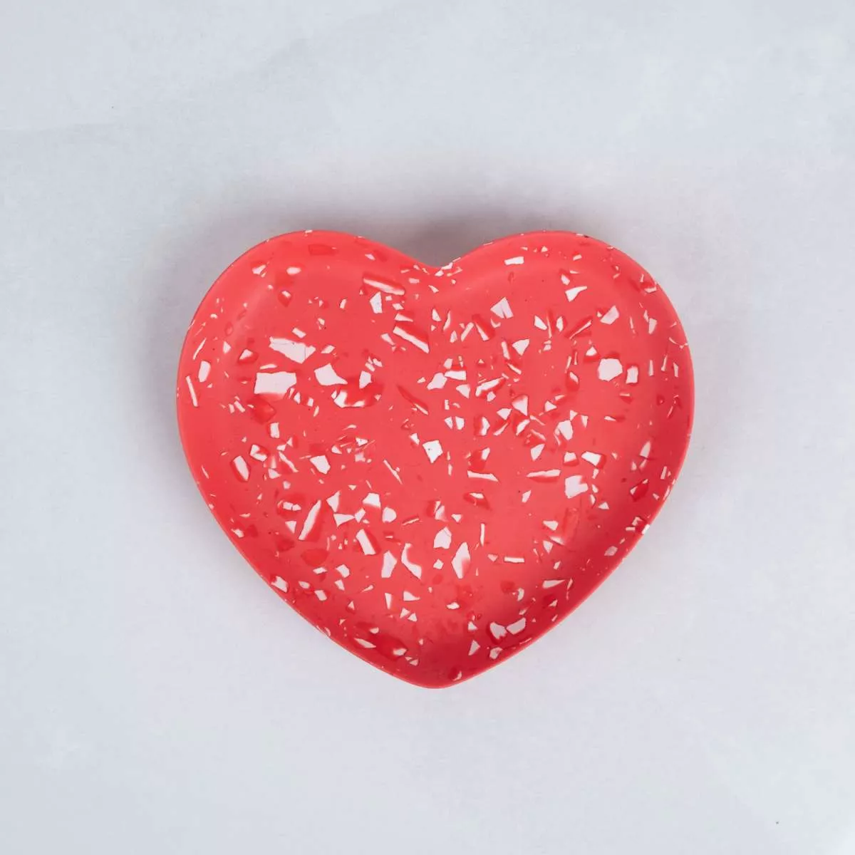 Terrazzo Heart Trinket Dish Terrazzo Heart Trinket Dish Χειροποίητη Κατασκευή λήιον